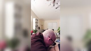 Andrew Meyer swallows a thick cock