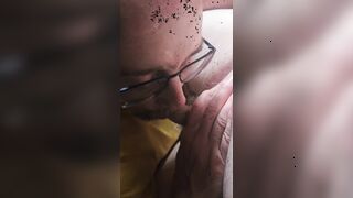 Andrew Meyer swallows more cum